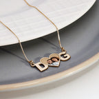 Initial Photo Heart Pendant