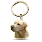 Yellow Labrador Retriever Color Dog Key Chain