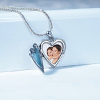 Forever & Always Heart Photo Locket