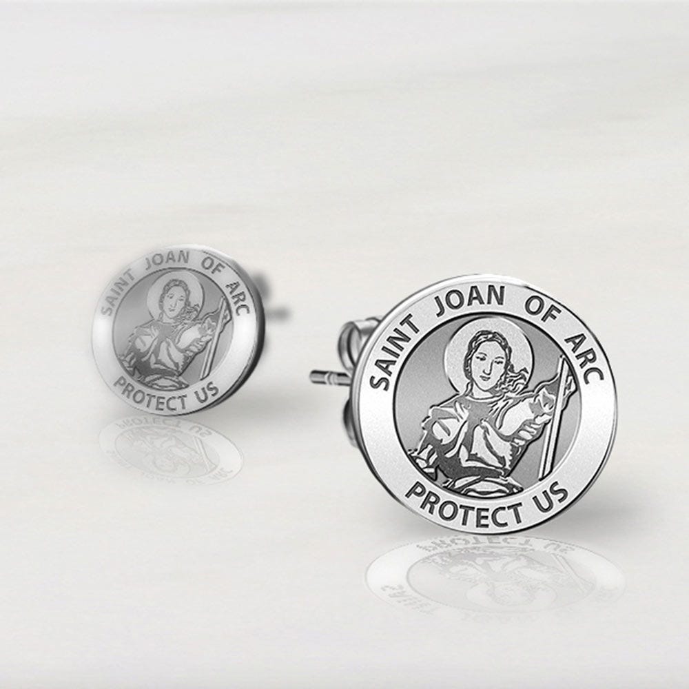 Pair of Saint Joan of Arc Earrings