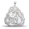 Poodle Dog Portrait Charm or Pendant