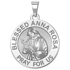 Blessed Anna Rosa Round Religious Medal