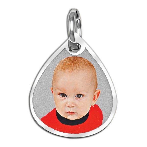 Teardrop Picture Pendant