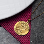 Saint Rainerius Round Religious Medal