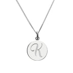 Round Disc Name Pendant