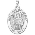 Saint Rose Of Viterbo - Oval Religious Medal
