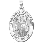 Saint Rose Of Viterbo - Oval Religious Medal