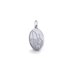 Fisherman Oval Disc Charm