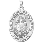 Saint Rosalina Of Villeneuve Oval Religious Medal