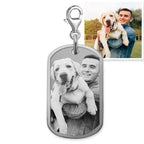 Petite Dog Tag Charm