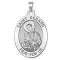 Saint Gerard Oval Religious Medal