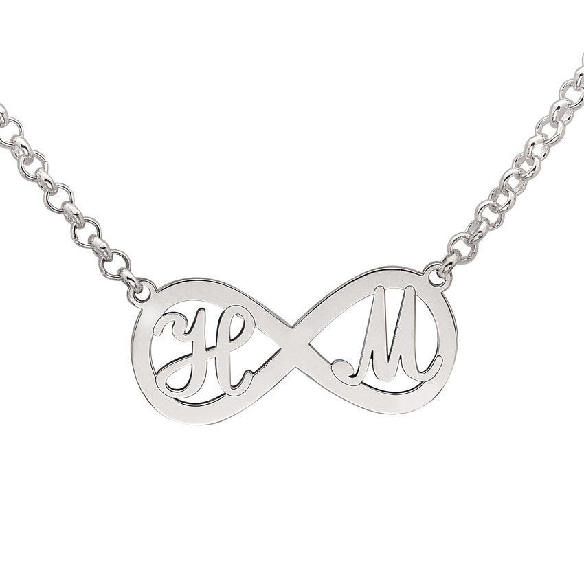 Personalized Infinity Initial Necklace