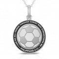 " Through Christ Who Strengthens Me" Soccer Charm or Pendant