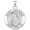 Saint Solange Religious Medal
