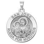 San Jose Round Religious Medal