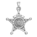 Personalized 5-Point Star Georgia Sheriff Badge with Your Dept., Rank and Number