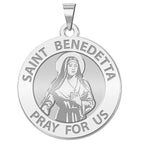 Saint Benedetta Cambiagio Frassinello Round Religious Medal
