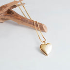 14K Gold Filled Heart Photo Locket