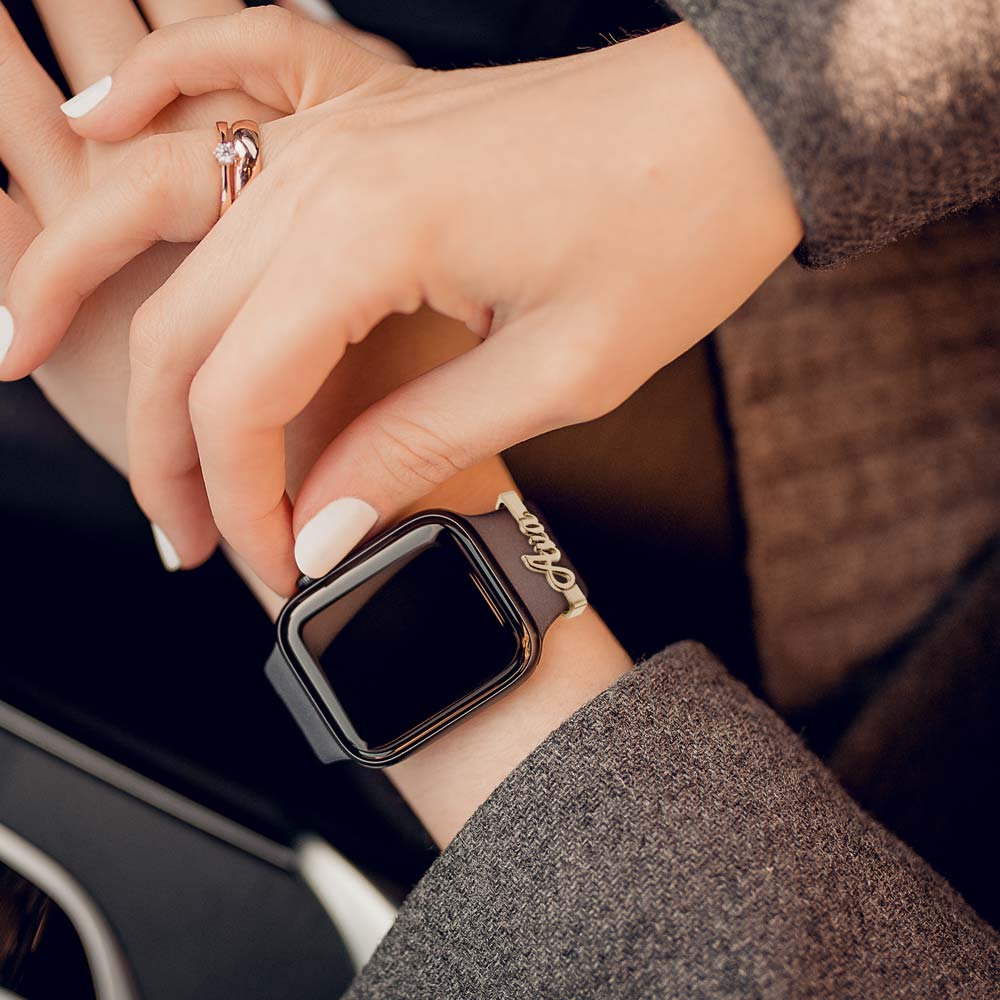 Personalized Watch Strap Name Charm