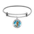 Saint Mother Teresa Expandable Bracelet Embossed or Color