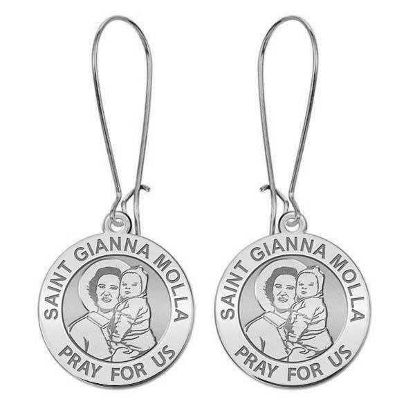 Saint Gianna Beretta Molla Earrings