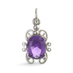Filigree June Stone Charm(4764-006)