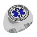 Emergency Medical Technician - Round Signet EMT Ring