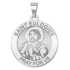 Saint Eulogius of Cordoba Round Religious Medal