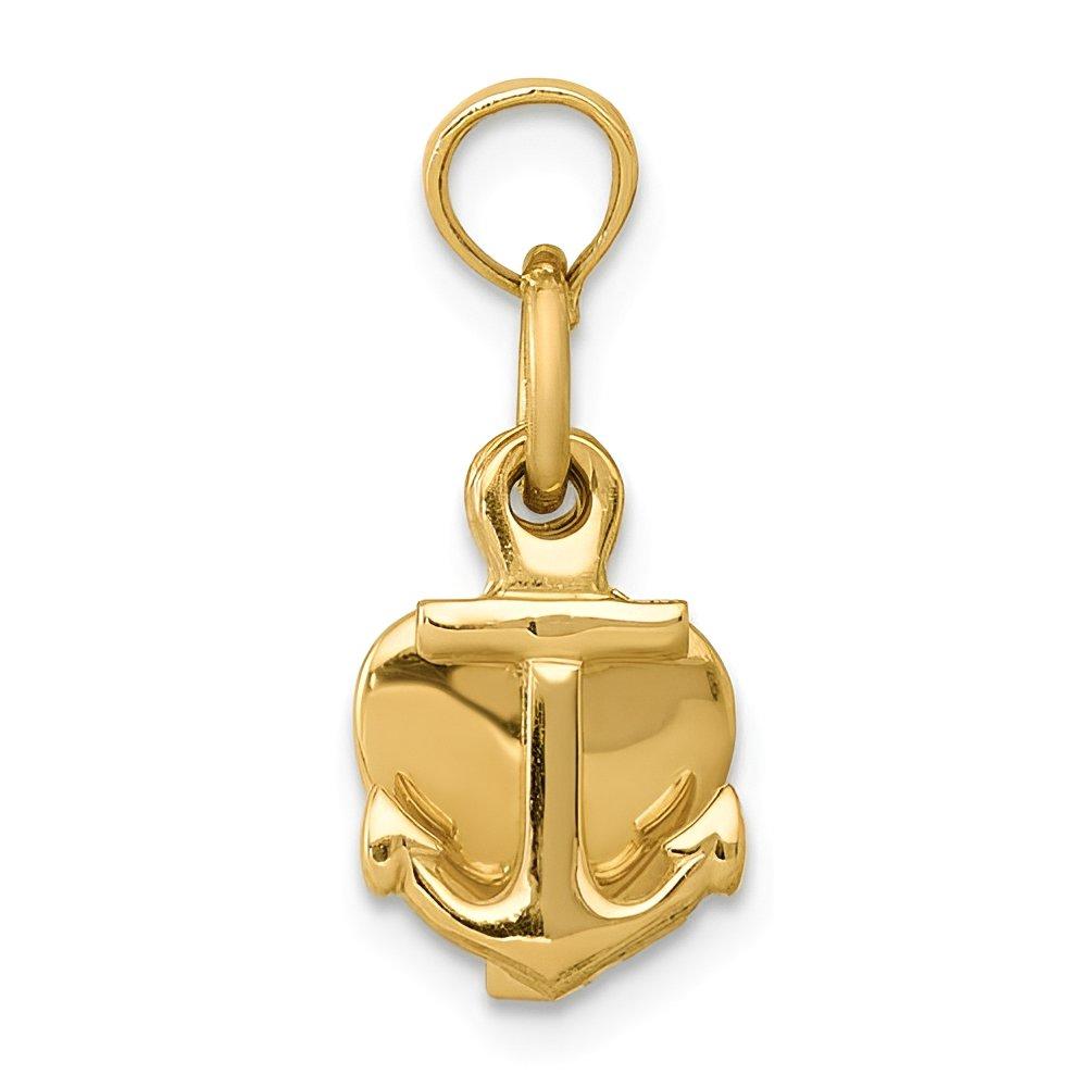 14K Faith Hope And Charity Charm