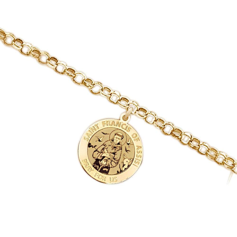 Saint Francis Of Assisi Religious Anklet