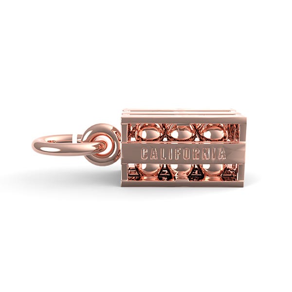 California Orange Crate Charm(Style 3549)