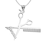 Personalized Hairdresser's Name Necklace