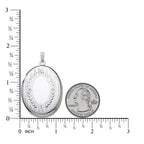 Large Oval Photo Locket