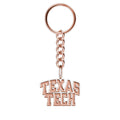 Texas Tech Block Keychain