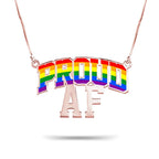 Proud AF Rainbow Necklace