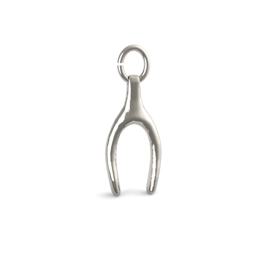 Small Wishbone Charm