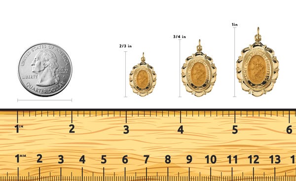 Saint Christopher Religious Medal