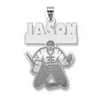 Custom Hockey Pendant with Name