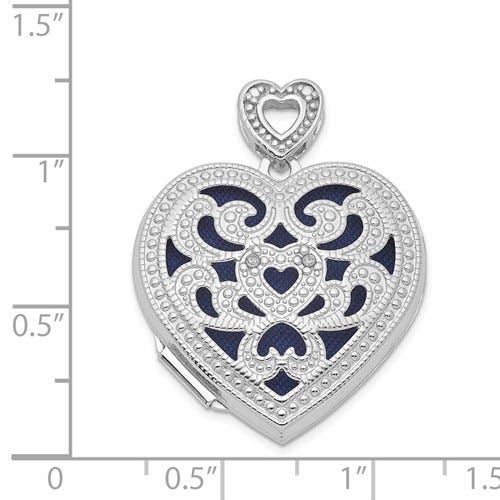 Pierced Heart Photo Locket