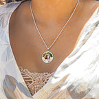 Round with Border Photo Pendant