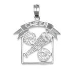 Cheerleader "Cheer" Charm or Pendant
