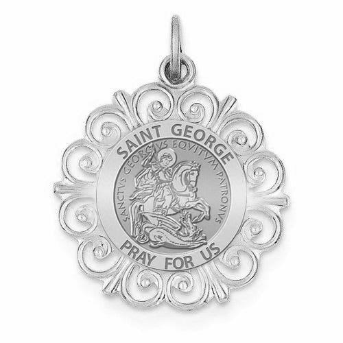 Round Filigree Saint George