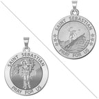 Surfer - Saint Sebastian Doubledside Sports Religious Medal