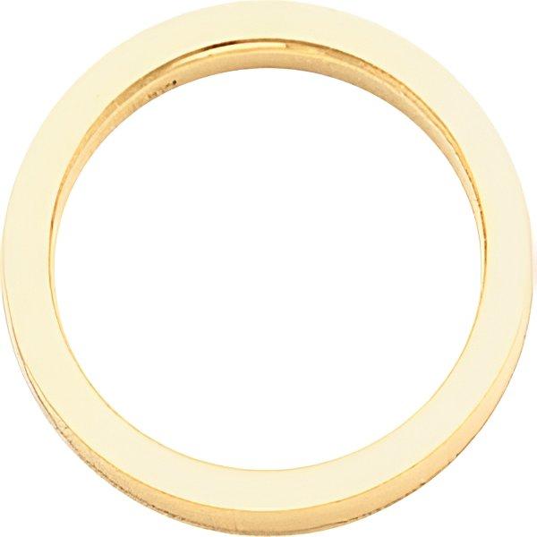 14K Yellow Gold Approx. 0.08 Inch Flat Satin Finish Wedding Band