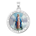 Miraculous Medal Round Color