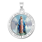 Miraculous Medal Round Color