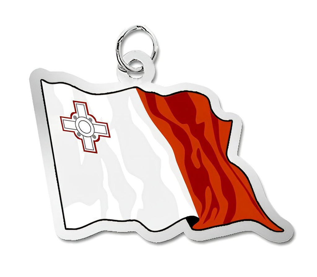 Malta Flag Charm