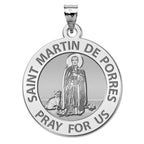 Saint Martin De Porres Round Religious Medal