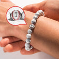 Personalized Baseball Bead Bracelet