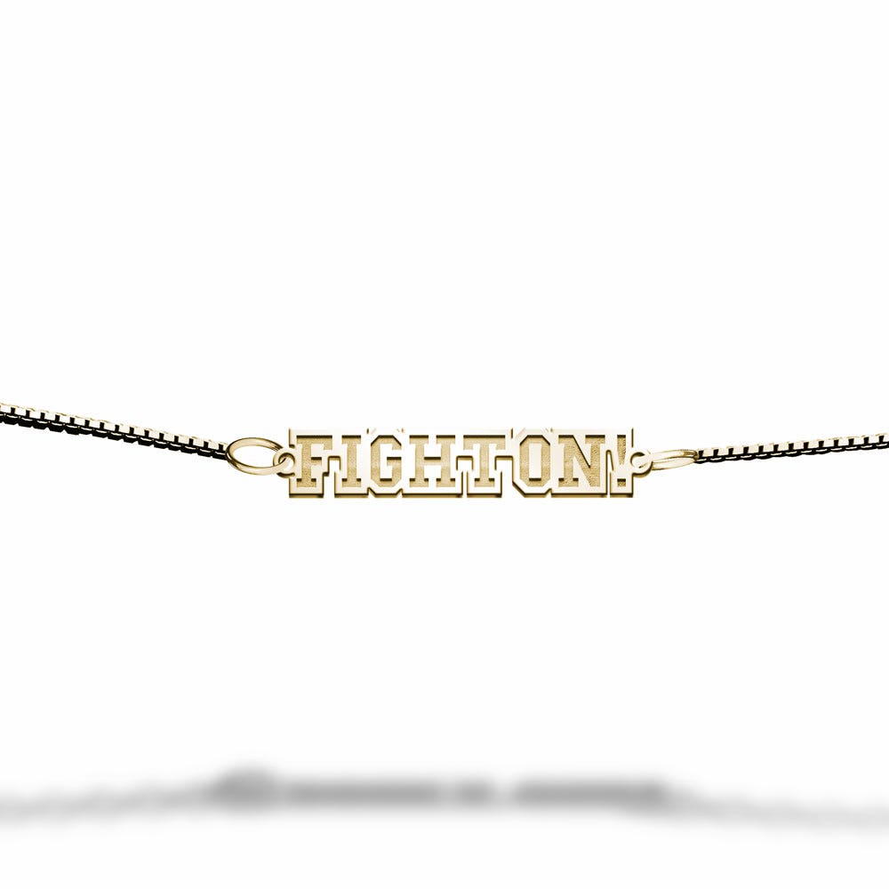 Usc Block Fight On Bracelet